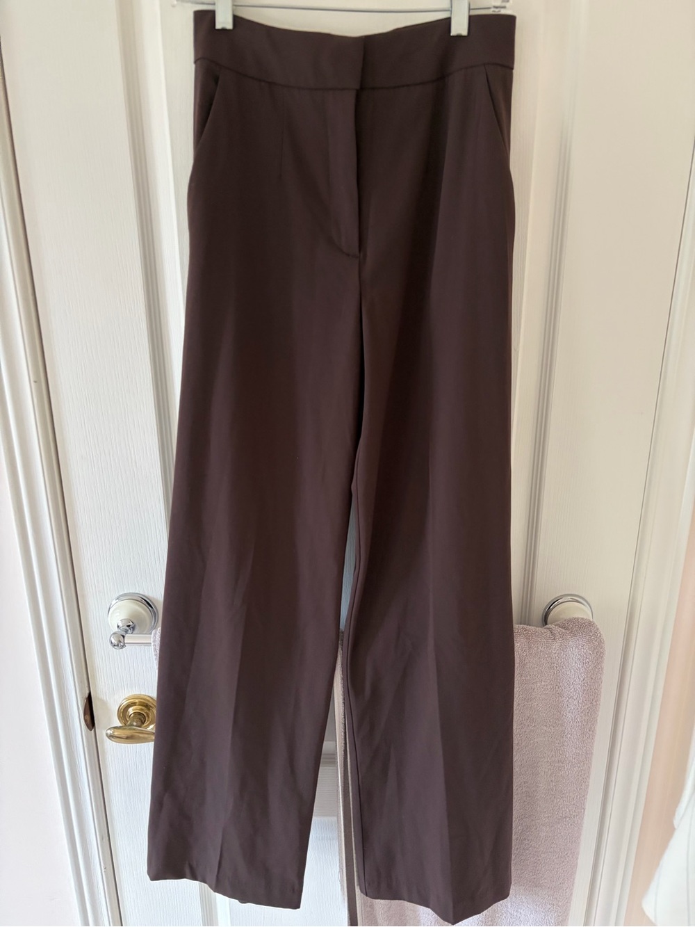 Dynamite Wide-Leg Pants in Dark Brown